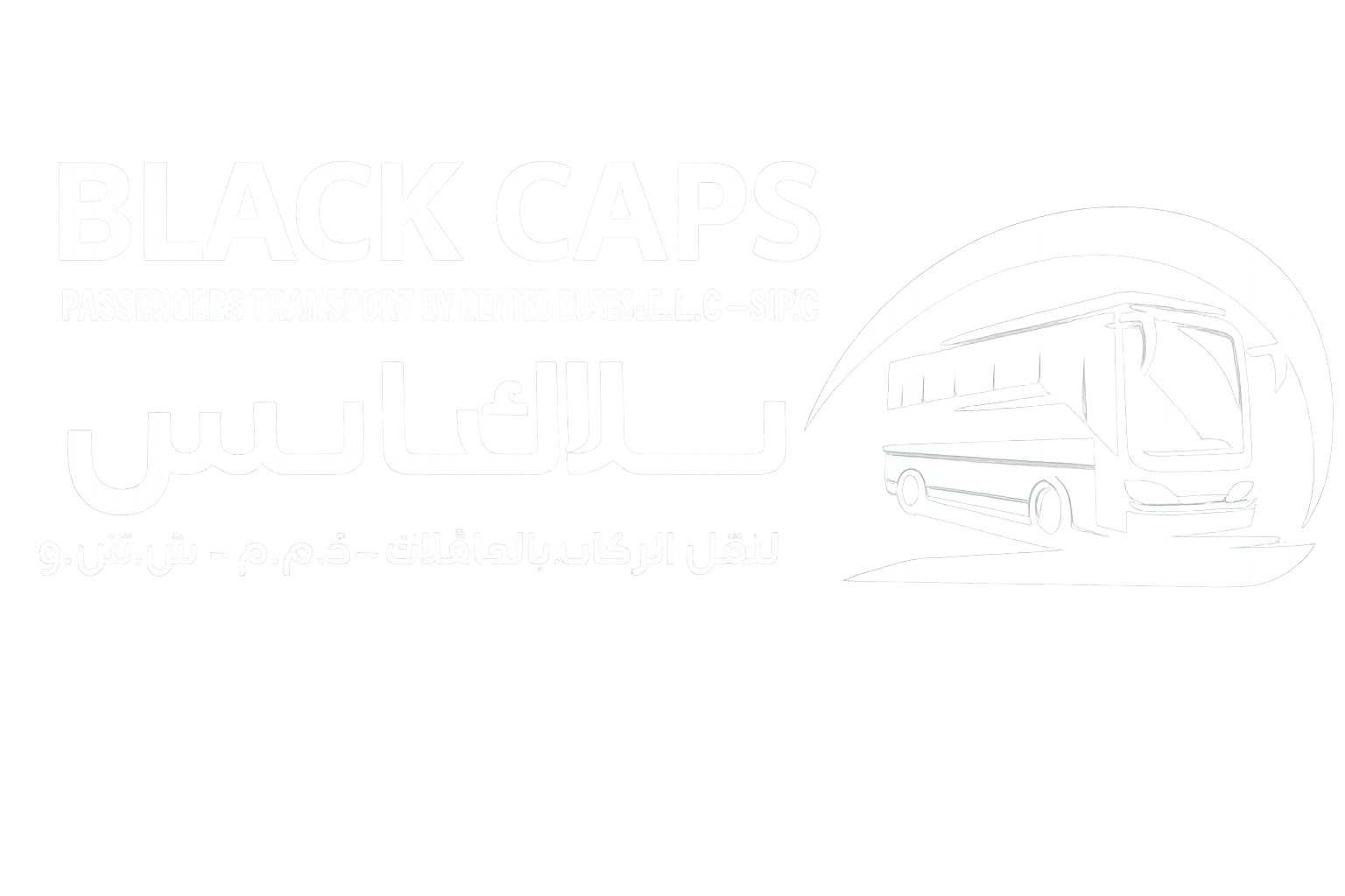 Black Caps Passengers Transport logo